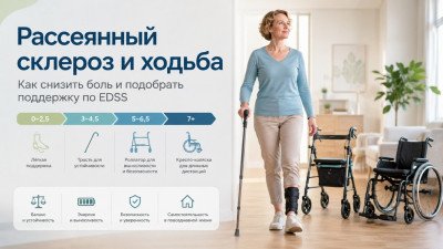 Как облегчить боль и ходьбу при рассеянном склерозе в зависимости от балла EDSS