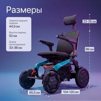 Инвалидная коляска с электроприводом Ortonica Pulse 680 в Крыму