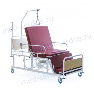 Электрическая медицинская кровать с кардио-креслом Belberg 4-02 с санитарным оснащением в Крыму